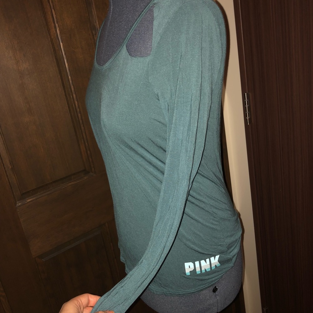 PINK VS Shoulder cut out top